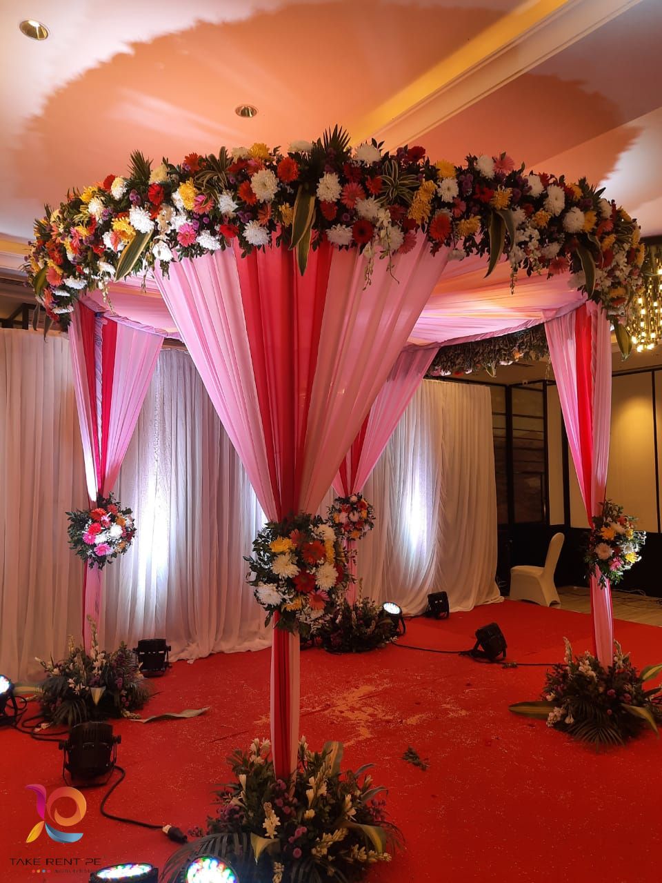 Enchanting Vidhi Mandap Decoration